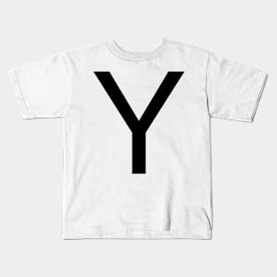 Helvetica Y Kids T-Shirt